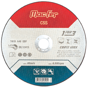 DISCO CORTE INOX - 115X1X22.2MM