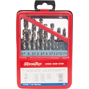 BROCA ACO HSS - 1MM A 10MM - 19UN