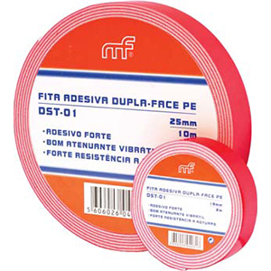 FITA ADESIVA DUPLA FACE PE 19MM - 10M