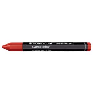 LAPIS MARCADOR CERA VERMELHO - 12UN