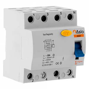 INTERRUPTOR DIFERENCIAL - 4X25A - 30MA