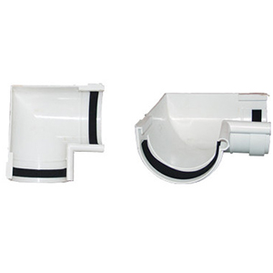 CURVA P/CALEIRA INT. PVC BRANCA D-25