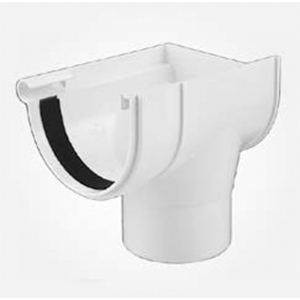 TOPO CALEIRA C/DESC.ESQ. PVC BRANCO D-25