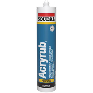 SELANTE ACRILICO LISO ACRYRUB BRANCO- 310ML