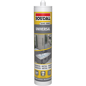 SILICONE ACETICO UNIVERSAL BRANCO - 280ML