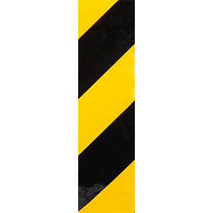 FITA SINALIZACAO AMARELO/PRETO - 200M