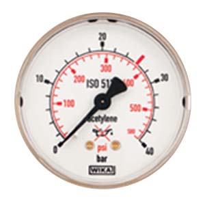 MANOMETRO 1/8" M - 40BAR