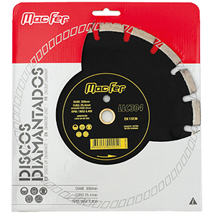 DISCO DIAMANTE SEGM. LASER LLC304 - 300MM
