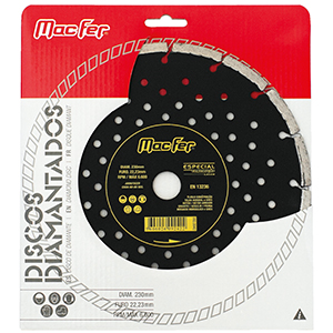 DISCO DIAMANTE SEGM. ESPECIAL LASER CONSTR. 230MM