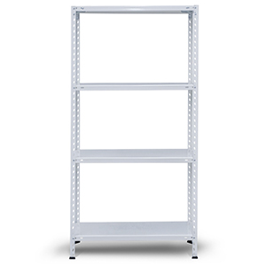 ESTANTE MET. LISA 4 PRAT. LISAS BRANCA-150X75X30CM