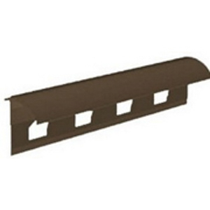 PERFIL CANTO AZULEJO PVC 6MM CASTANHO - 2.60M