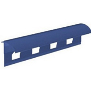 PERFIL CANTO AZULEJO PVC 9MM AZUL ESCURO - 2.60M