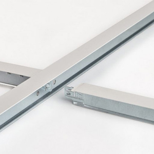 PERFIL TECTO FALSO SEC. BRANCO - 600X24X24MM