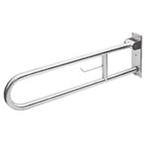 APOIO REBATIVEL C/PORTA ROLOS INOX - 80X14X20CM