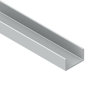 PERFIL CANAL U CINZA - 14X10MM - 2,50M