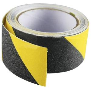 FITA ANTI-DERRAPANTE PRETA/AMARELA - 0.5X10M