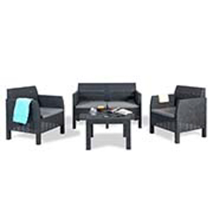 CONJ CONFORTO 4 ASSENTOS+MESA - REF 114