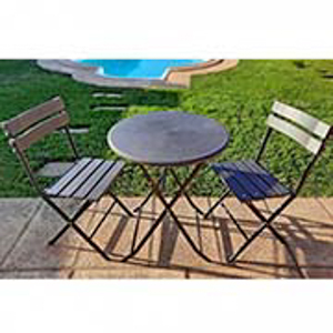 CONJUNTO MESA 60CM + 2 CADEIRAS