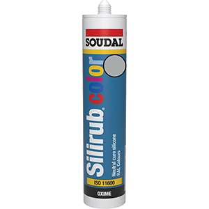 SILICONE SILIRUB COLOR CINZA RAL 9006-300ML