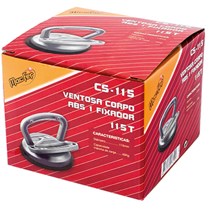 VENTOSA VIDRACEIRO ABS 1F - 115MM - P/40KG