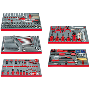 CARRO FERRAMENTAS 7 DIVISORIAS - 229PCs