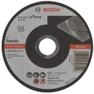 BOSCH-DISCO INOX STANDARD - 125X1X22.2MM