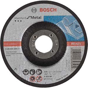 DISCO CORTE FERRO STANDARD - 115X2.5X22.2MM