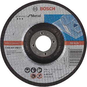 DISCO CORTE FERRO STANDARD - 125X2.5X22.2MM