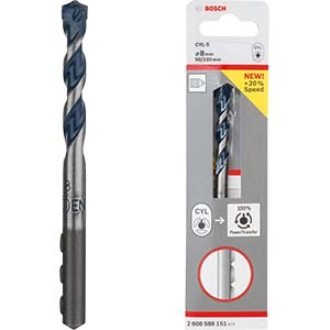 BROCA PEDRA BLUEGRAN. CILIND.5- 8X050X100MM