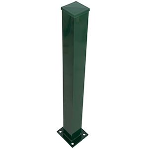 POSTE QUADRADO VERDE C/SAPATA - 60X60X2020MM