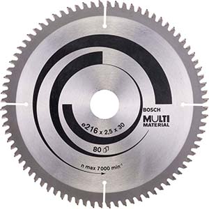 DISC SERRA CIRC. MULTIMAT - 80D -216X30MM