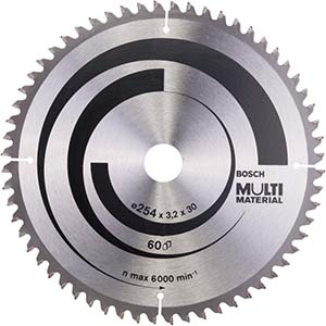 DISC SERRA CIRC. MULTIMAT - 60D -254X30MM