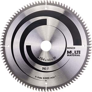 DISC SERRA CIRC. MULTIMAT - 96D -254X30MM