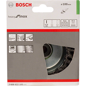 CATRABUCHA TACHO ARAME ENTRANC. INOX - M14 - 100MM