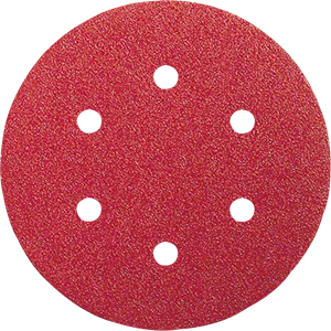 DISCO LIXA VELCRO - 150MM - P80 - 5UN