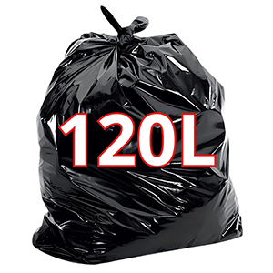 SACO PLAST. LIXO 85X120 - 120L - ROLO 10UN