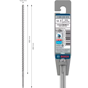 BROCA SDS-PLUS-5X - 12X400X460MM