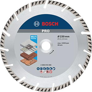 DISCO DIAMANTE UNIVERSAL STANDARD - 230MM