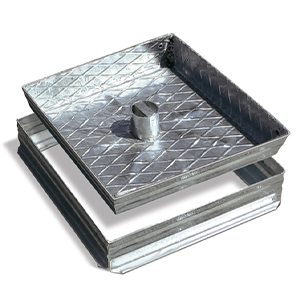 TAMPA SAN. GALV. REB. 75 XADREZ B125 -500X500X90MM