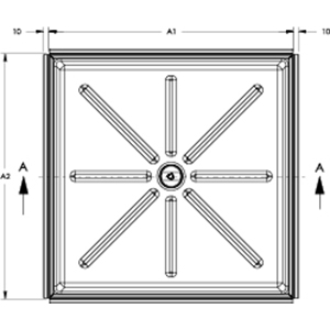 TAMPA SAN. GALV. REB. 75 XADREZ B125 -600X600X90MM